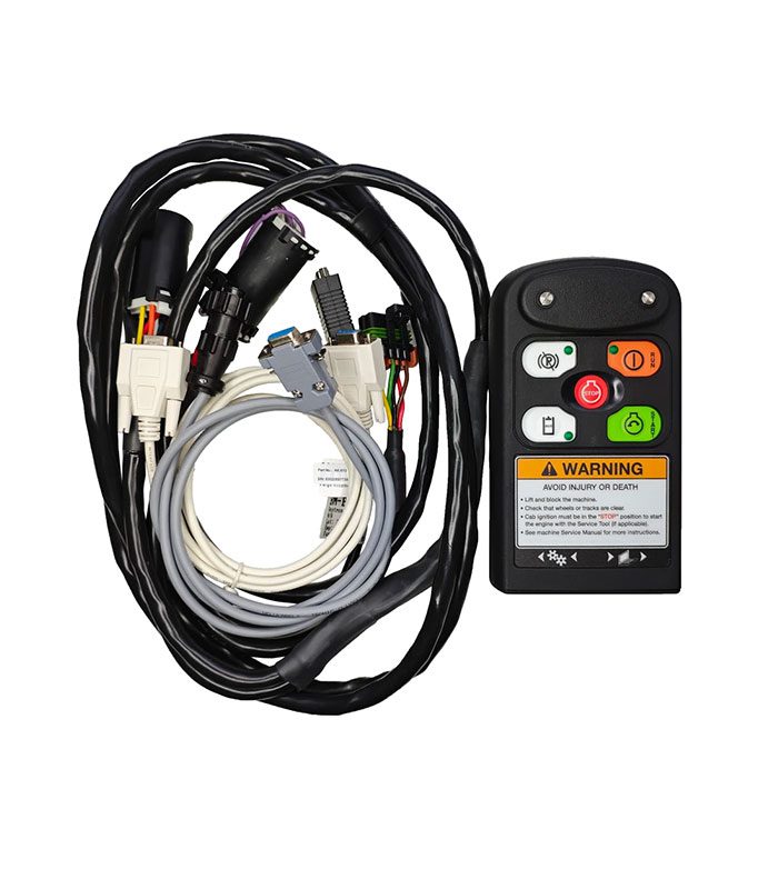 A wiring harness and remote control for electronic devices.