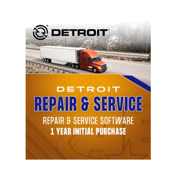 Detroit Repair & Service software for trucks with one-year license.