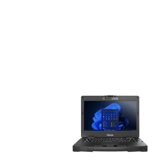 3D modeling of a truck displayed on a laptop screen.