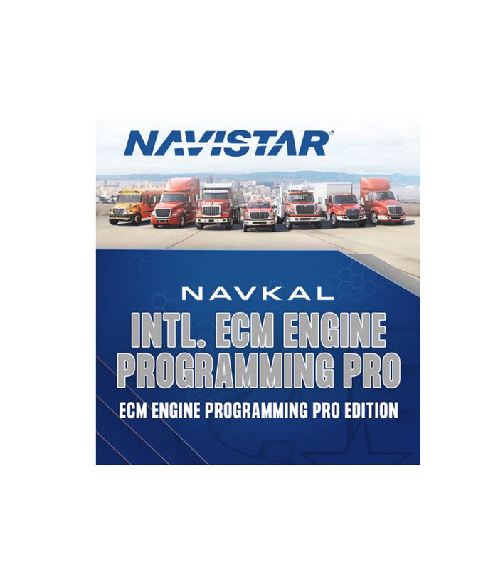 Navistar Navkal ECM engine programming software box.