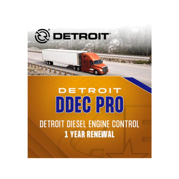 Detroit DDEC Pro diesel engine control 1-year renewal package.